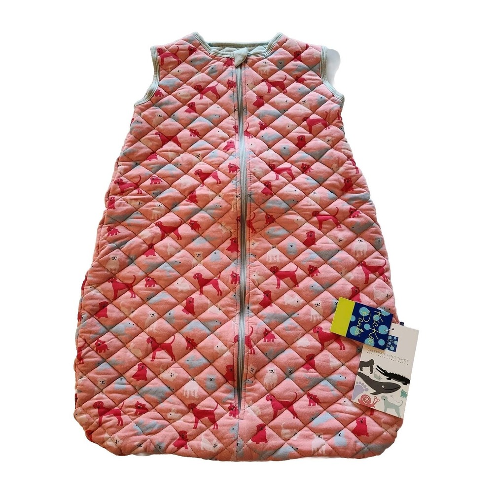 Kickee Pants Lightweight Sleepsack NWT 0-6m Pink Dog Print